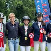 The successful riders.