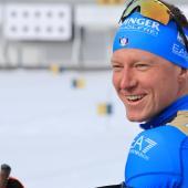 Lukas Hofer can celebrate World Championship silver. © Pierre Teyssot