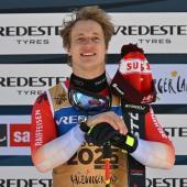 Marco Odermatt a reçu un honneur particulier. © APA/afp / KERSTIN JOENSSON