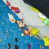 Michael Piccolruaz a participé à la Coupe du monde d'escalade de bloc à Innsbruck.