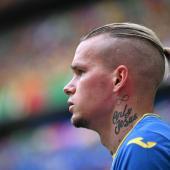 Mykhailo Mudryk could face a long ban. © AFP / FABRICE COFFRINI