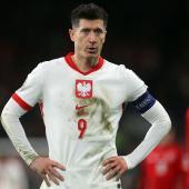 Robert Lewandowski kriegte sich mit seinem Coach in die Haare. © APA/afp / GEOFF CADDICK