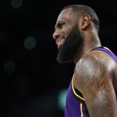 La superstar des Lakers de Los Angeles : LeBron James. © APA / SEAN M. HAFFEY