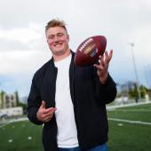 Bernhard Raimann, l'exportateur autrichien de la NFL. ©APA/EVA MANHART