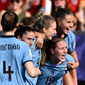 The Dutch women have had a successful start to the European Championship. © APA/afp / FABRICE COFFRINI