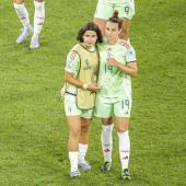 Eva Schatzer (left) looks back on the European Championships in Switzerland. © ANSA / SALVATORE DI NOLFI