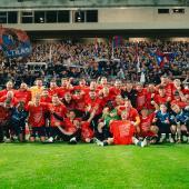 Heidenheim managed to stay in the league in the relegation this year.