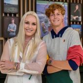 Lindsey Vonn und Jannik Sinner. © Instagram