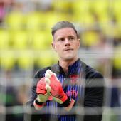 Marc-André ter Stegen is now only number 3 at Barca. © ANSA / ANDREU ESTEBAN