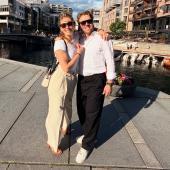 Mikaela Shiffrin and Aleksander Aamodt Kilde. © Social Media
