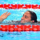 Simona Quadarella delivered an incredible performance. © APA/afp / FRANCOIS-XAVIER MARIT