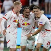 RB Leipzig is also in the next round of the DFB Cup. © ANSA / RONALD WITTEK