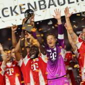 FC Bayern won the first title of the season. © ANSA / ANNA SZILAGYI