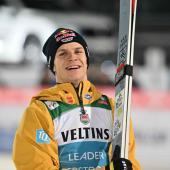 Germany's Andreas Wellinger is not convinced by the sentence imposed on the Norwegians. © APA/afp / KERSTIN JOENSSON