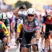 Jasper Philipsen won his second Vuelta stage. © APA/afp / JOSEP LAGO