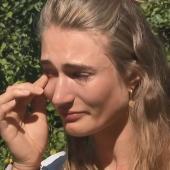 Madeleine Egle burst into tears during the interview. © ORF