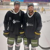 Defender Jonathan Blum and striker Rok Ticar (from left) are already 36 years old, but are far from being past their prime.
