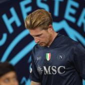 The bitter return: Kevin de Bruyne had a disappointing evening with Napoli. © ANSA / ADAM VAUGHAN