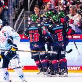 Die Eisbären Berlin feierten einen Sieg. © Social Media / Eisbären Berlin