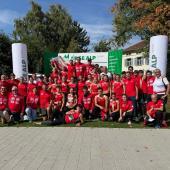 The successful South Tyrolean selection in the competition in Switzerland.