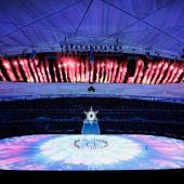 The flags of Russia and Belarus are returning to screens at the Paralympics. © ANSA / Chloe Knott / HANDOUT