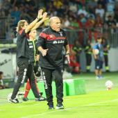 Fabrizio Castori a reçu un carton rouge à la mi-temps. © FC Südtirol