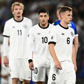 Stunned: Kimmich & Co. were fed up. © APA/afp / JOE KLAMAR