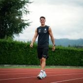 Gabriel Messner in Reischach: Über den Sommer hat der Snowboarder akribisch an seiner Fitness gefeilt.