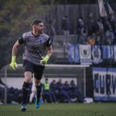 Obermais goalkeeper Luca Tenderini hopes for plenty of support from the Obermais fans. © T. Debelyak