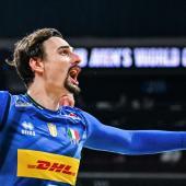 Simone Giannelli has become volleyball world champion for the second time. © APA/afp / SHERWIN VARDELEON