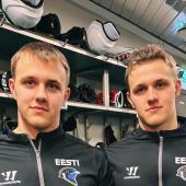 Are twins: Erik (left) and Marek Potsinok.