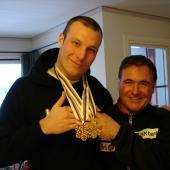 En 2007, Franz Gamper était encore l'entraîneur d'Aksel Lund Svindal, alors superstar de la Coupe du monde. Il a remporté l'or en descente et en slalom géant. © av