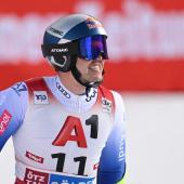 Alex Vinatzer se prépare pour l'ouverture de la Coupe du monde à Sölden. © APA/afp / KERSTIN JOENSSON