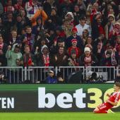 Bayern youngster Lennart Karl scored a dream goal. © ANSA / ANNA SZILAGYI