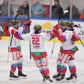 Le HC Gröden a célébré une victoire importante à l'extérieur. © Oskar Brunner / BRUNNER 2022-23