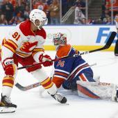 Les Flames de Calgary ont vaincu les Oilers d'Edmonton. © APA / CODIE MCLACHLAN