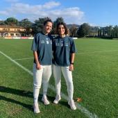 The South Tyroleans in the Italian national team: Nadine Nischler and Eva Schatzer.
