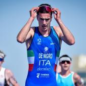 Euan De Nigro, South Tyrol's triathlon jewel. © Janos M Schmidt