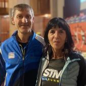 Helmuth Mair et Paola Accalai sourient à la caméra. © Sportissimus