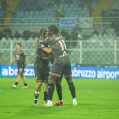 Jonathan Italeng (number 11) played strongly after his substitution.
