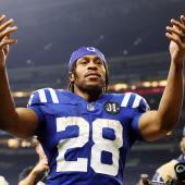 Jonathan Taylor a marqué l'histoire de la NFL. © APA / ANDY LYONS