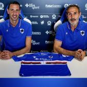 New to Genoa: Salvatore Foti (left) and Angelo Gregucci, who has the necessary license. © Simone Arveda/Phourteen