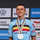 Remco Evenepoel a remporté l'or en Coupe du monde. © APA/afp / ANNE-CHRISTINE POUJOULAT