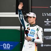 Strong qualifying from McLaren driver Lando Norris. © APA/afp / ALFREDO ESTRELLA
