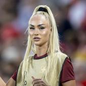 Alisha Lehmann spielt seit 2024 in Italien, im Sommer wechselte sie nach Como. © ANSA / MICHAEL BUHOLZER / STF