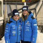 Annalena Huber und Nadia Falkensteiner wollen in der kommenden Saison an ihrer Konstanz feilen.