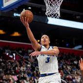 Desmond Bane gewann mit Orlando auch das vierte Gruppenspiel. © APA / NIC ANTAYA