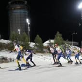 In Östersund stiegt dieser Tage das erste Wochenende des Biathlon-Weltcups. © ANSA / Björn Larsson Rosvall/TT