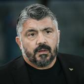 L'entraîneur italien Gennaro Gattuso était furieux. © AFP / STEFANO RELLANDINI