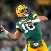 Jordan Love und Green Bay kommen nicht in Fahrt. © APA / PATRICK MCDERMOTT